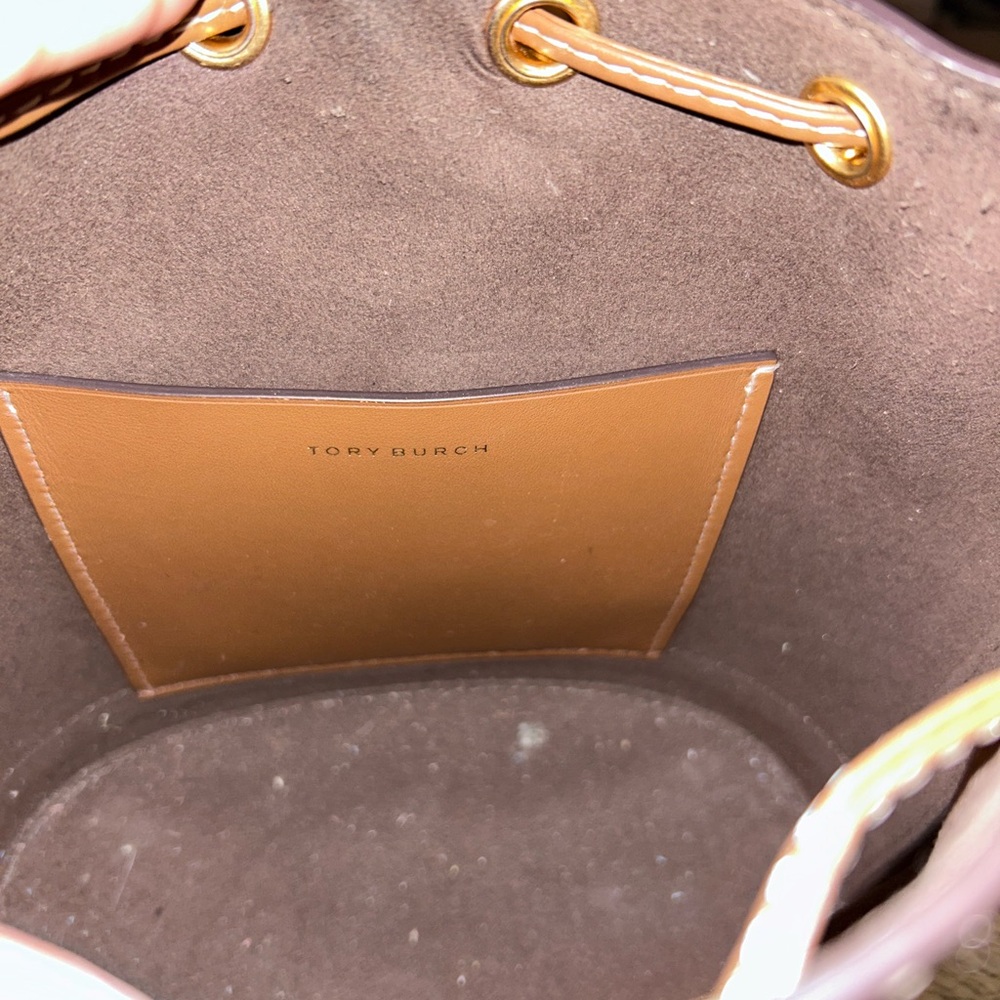 Tory Burch T Monogram Bucket Bag - Picture 7 of 16